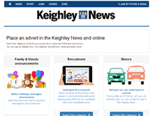 Tablet Screenshot of adbooker.keighleynews.co.uk